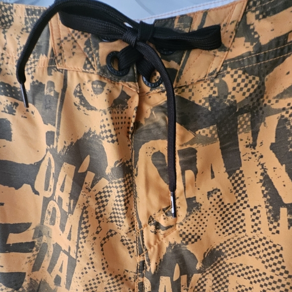 Oakley Graphic Orange and Gray Swim Shorts Size 34 - Picture 2 of 10